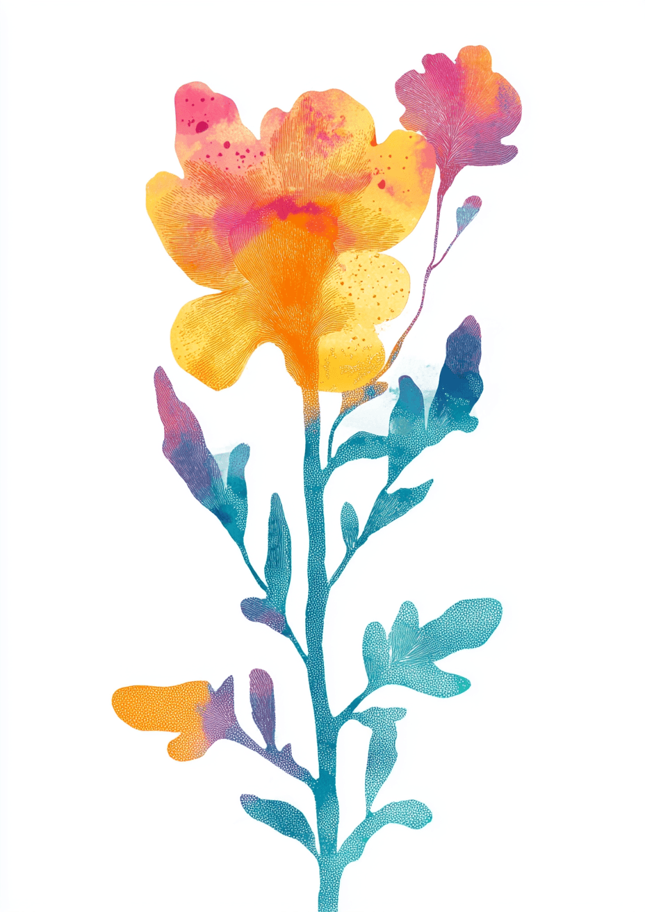 Bloom Risograph plakat
