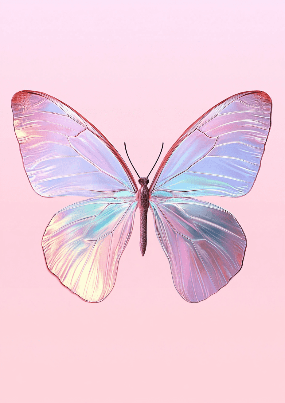 Holographic Butterfly poster
