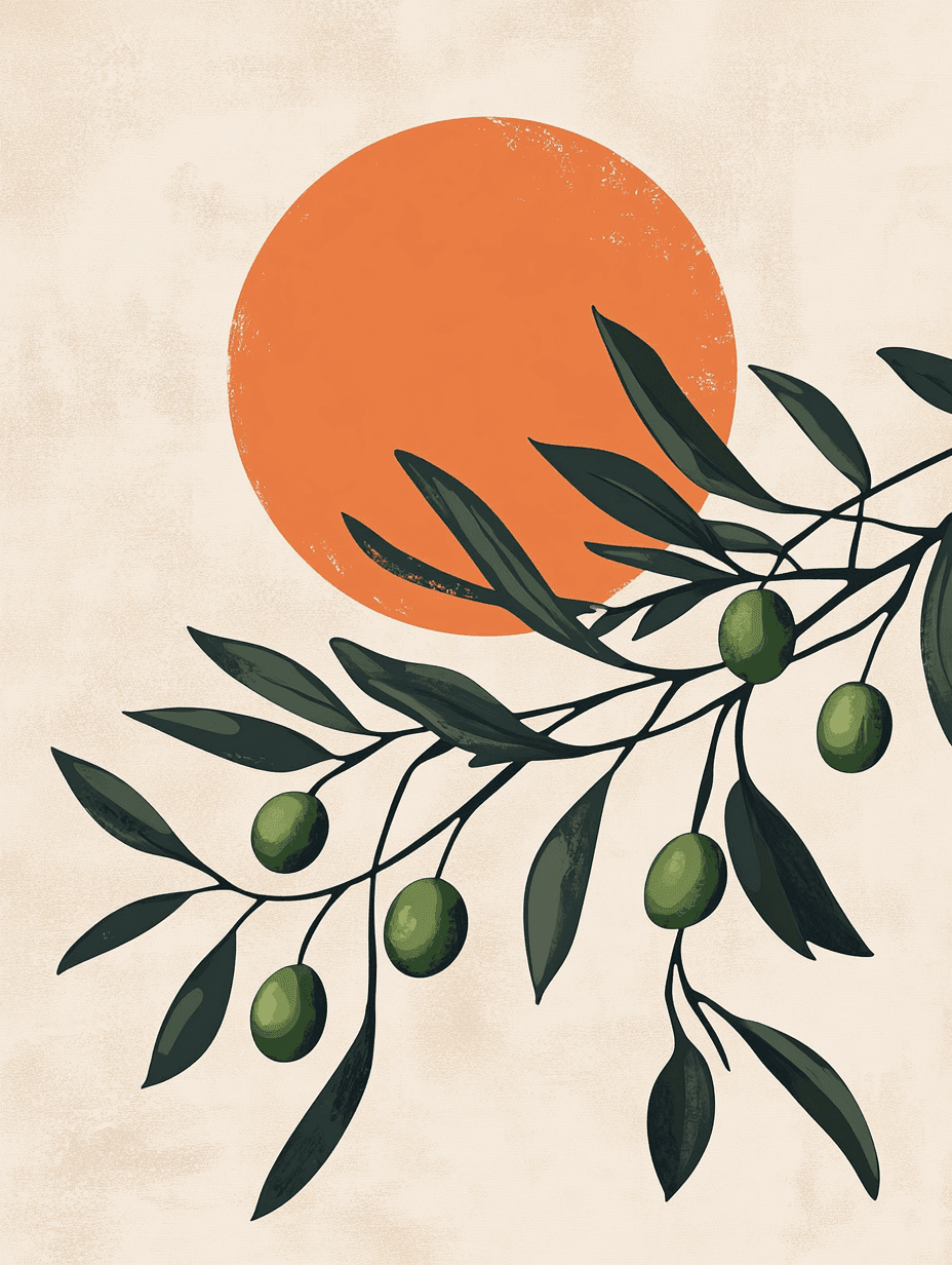 Zielone Oliwki Zachód Słońca, Product image 1