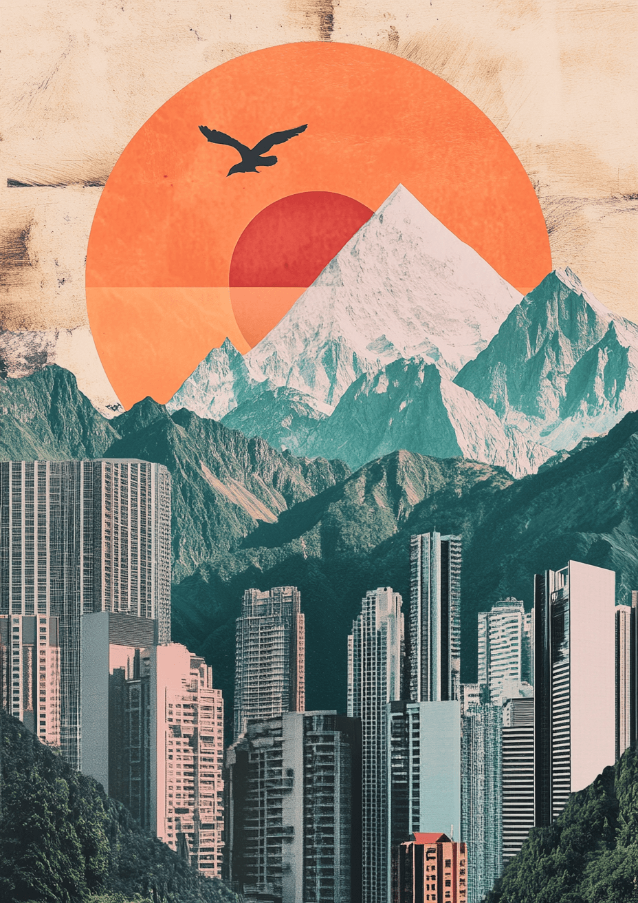 City Surrounded by Mountains, Product image 1