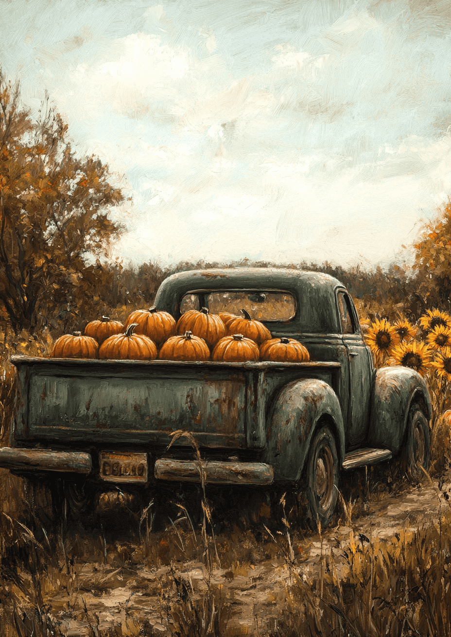 Vintage Pick-up Truck poster