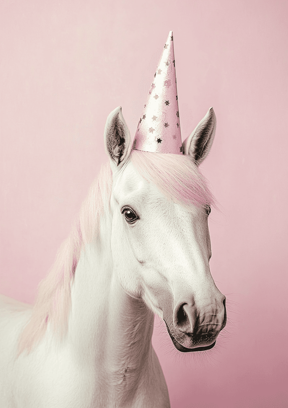 Birthday Unicorn poster