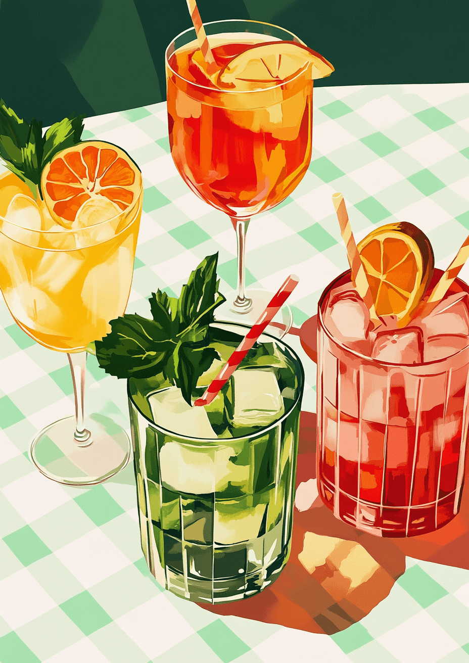 Cocktails on Table, Product image 1