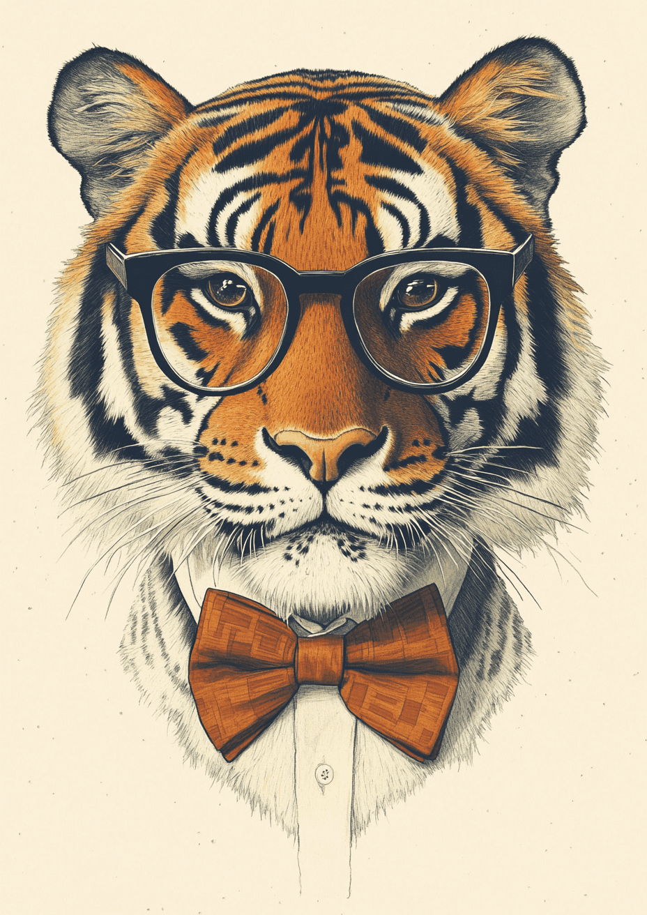 Fashion Tiger plakat