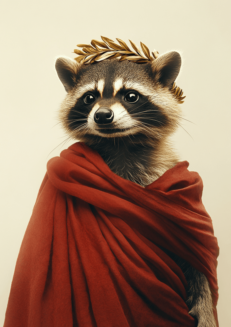 Roman Emperor Raccoon, Product image 1