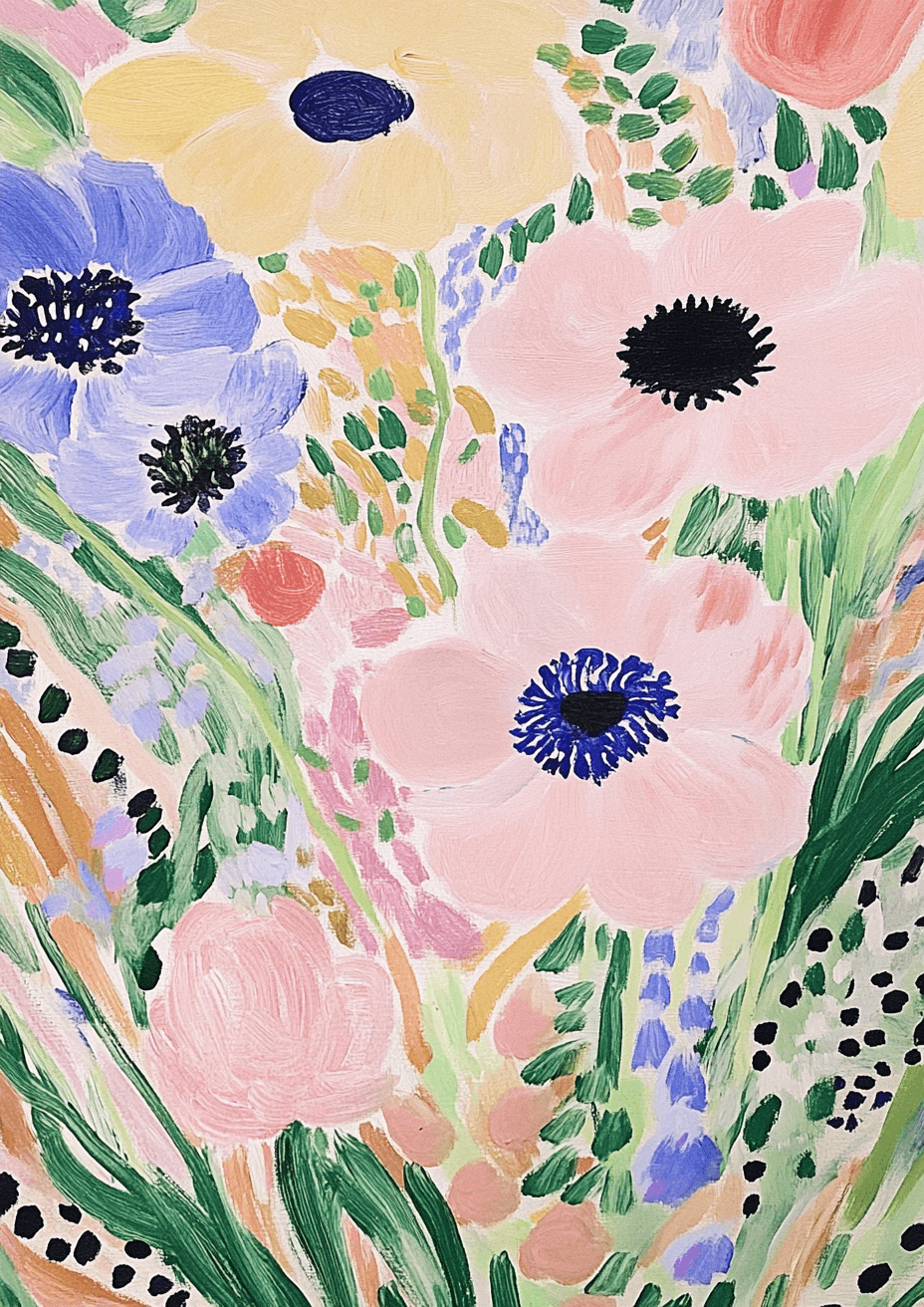 Floral Garden by Henri Matisse poster